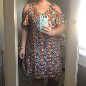 Crown & ivy Fish T Shirt Dress size L